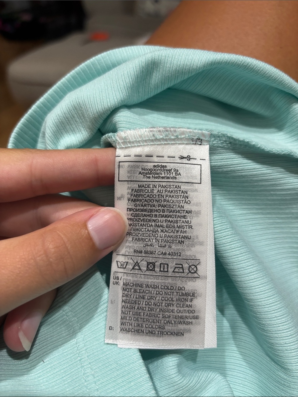 Adidas Essentials Ribbed Tank Top - Picture 5 of 6